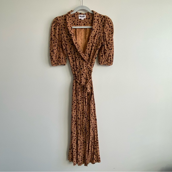 Rouje Paris Louisa Leopard Print Dress - Picture 4 of 11